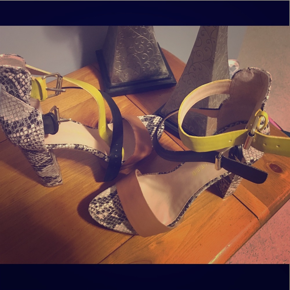 Snakeskin High Heels